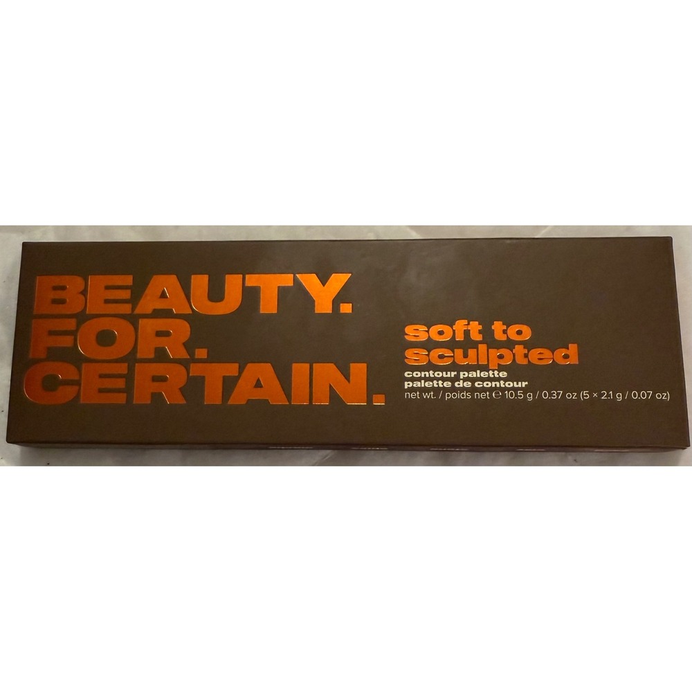 Beauty For Certain Soft to Sculpted Contour Palette 5 Shades BFC Matte New